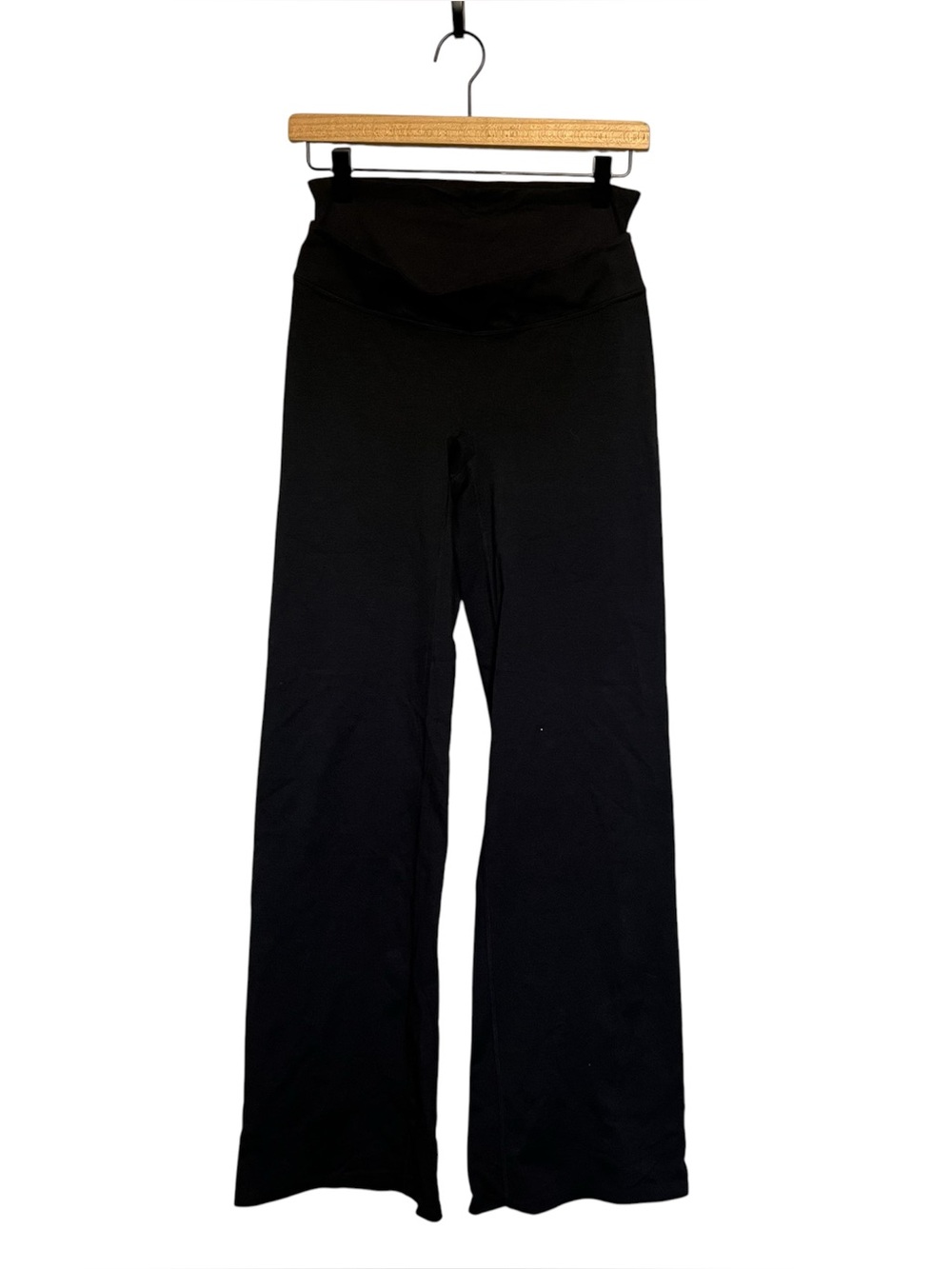 Spanx Black High-Waist Flared Yoga Pants Size Large